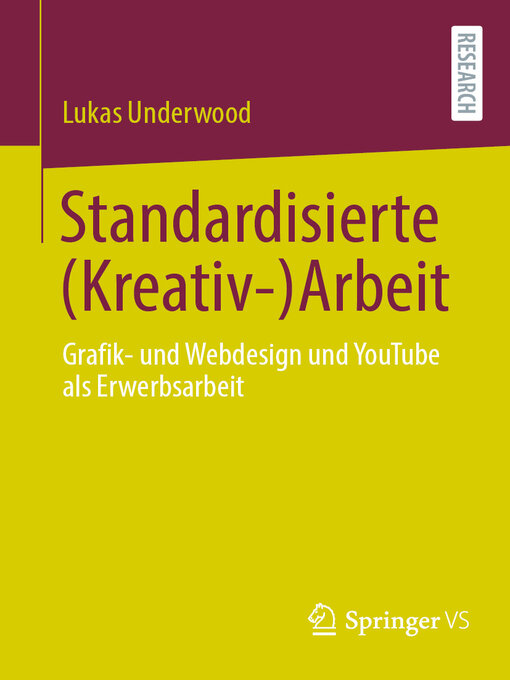 Title details for Standardisierte (Kreativ-)Arbeit by Lukas Underwood - Available